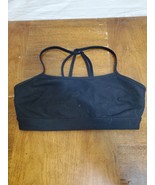 Abercrombie Black Strappy Bralette Sports Bra Crop Top Adjustable Straps... - $183.36 MXN