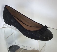 NEW TORY BURCH Marion Quilted Leather Ballet Flats, Black (Size 5 M) - $275.00! - £119.84 GBP