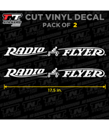 Set of 2 Radio Flyer Logos | Wagon Replacement Vinyl Decals 17.5 X 1.6 in. - $14.99