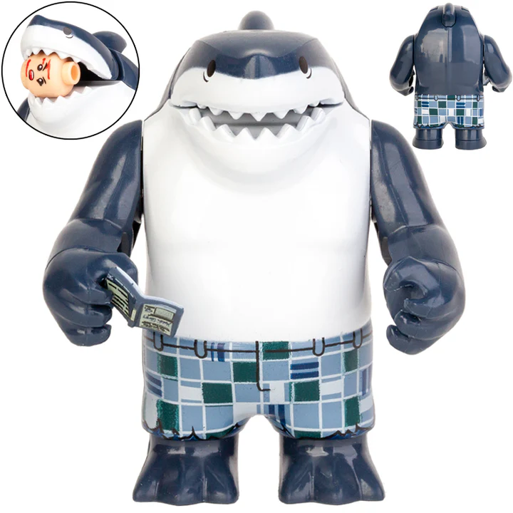 King Shark (Suicide Squad) Custom DC Superhero Minifigure - $12.38 CAD