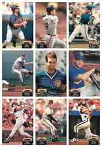 1992 Topps Stadium Club Baseball HOF&#39;s/KEY player Singles 1-795 U-Pick  NM. - £0.98 GBP