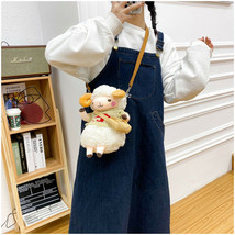 Doll Crossbody Bag Women 2022 New Plush Girls Soft Cute Small Wallet Bags Female - £20.77 GBP