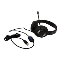 Ergoguys 2AE55KLUSB AVID PRODUCTS USB HEADSET WITH MIC BLACK - $53.09