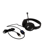 Ergoguys 2AE55KLUSB AVID PRODUCTS USB HEADSET WITH MIC BLACK - $53.09