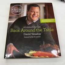 Vintage Cookbook Hardcover Back Around The Table David Venable QVC  Recipes - £31.59 GBP