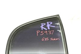 2003-2006 INFINITI G35 SEDAN REAR RIGHT PASSENGER QUARTER VENT GLASS P5937 image 2