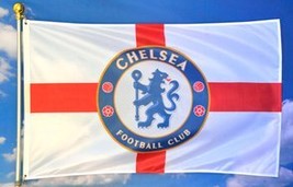 Chelsea Football Club Flag Red White 3x5ft Polyester Banner  - £11.95 GBP