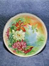 Antique Collectible East Liverpool Potteries Co. 9-1/2&quot;diameter Floral Plate-Art - £55.91 GBP