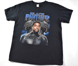 Marvel Black Panther Chadwick Boseman Movie Tee Shirt Size Large - £19.41 GBP