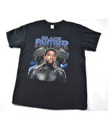 Marvel Black Panther Chadwick Boseman Movie Tee Shirt Size Large - $24.74