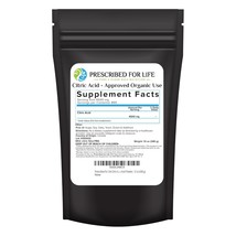 Prescribed For Life Citric Acid Powder | Polvo de Acido Ctrico | Citric Acid for - $33.99