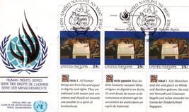 The United Nations Postal Admin First Day Issue - £2.33 GBP