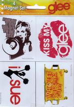 GLEE set of 4 magnets, Brand New - £3.15 GBP