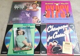 Cape Fear, Gypsy, Alice Adams &amp; Champagne For Caeser Laserdisc Lot - £9.61 GBP
