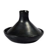 Handmade 12 Black Clay Tagine  Traditional Unglazed Earthenware  100%... - $151.39 CAD