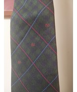 Vintage Valentino Cravatte 100% Silk Tie Necktie Made In Italy Blue, Gre... - $16.48 CAD