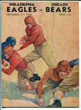 Philadelphia Eagles vs Chicago Bears NFL Football Game Program 9/5/1940-G - £107.03 GBP