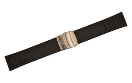 Genuine Luminox Watch Band Strap 24mm NBR Black Steel 3050/3080/3150/420... - $95.95
