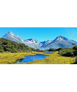 AllenbyArt Ansel Adams Landscape Scenery of New Zealand Wall Art Poster ... - $30.00+
