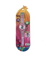 Tfcw-Trolls Flashing LCD watch with cut crystal and printed art on dial ... - $3.41 CAD