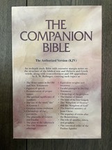 The Companion Bible (Burgundy Bonded Leather, Thumb Indexed) [Leather Bo... - £49.55 GBP