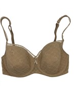 Chantelle Beige Lace Underwire Bra 30DDD With Adjustable Straps &amp; Hook C... - $39.47 CAD