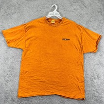 Hanes Mens Orange Tagless Fun &amp; Attitude Big Dogs Pullover T-Shirt Size 2XL - £15.81 GBP