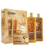 Caress Buttery Indulgence 3 Piece Body Wash &amp; Soap Gift Pack 36 Fl Oz Ne... - £11.80 GBP