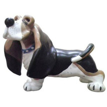 Winchester The Bassett Hound 20258 Ceramic 4.25&quot; L  Puppy Dog Figurine - $24.74
