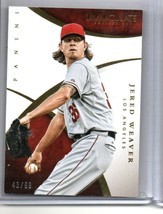 2015 Immaculate Collection Baseball Card #65 Jered Weaver /99 - £1.55 GBP