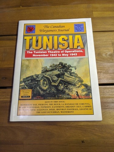 The Canadian Wargamers Journal Tunisia Issue 44 Magazine - $14.85