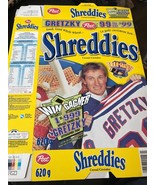 Wayne Gretzky Shreddies Cereal Box Canada Hockey New York Rangers 4 Card... - £6.36 GBP