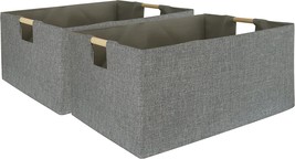 Storage Boxes For Home Office Car Dormroom 2-Pack Rectangular Closet Baskets - $44.94