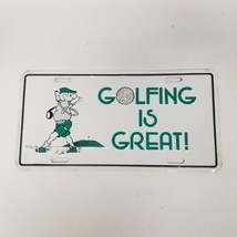 &quot;Golfing Is Great&quot; Novelty License Plate, Dad Gift, Golfing Collectible  - $12.82