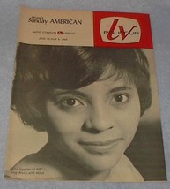 Chicago Sunday American TV Roundup Guide Leslie Uggams 1963 - £6.33 GBP