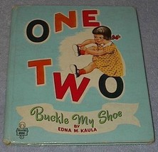 Children&#39;s Tell A Tale Book One Two Buckle My Shoe 1951 - $11.95