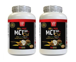 digestion vitamins - MCT OIL - coconut oil capsules 2B - £26.56 GBP