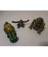 Lot Of 3 Random Teenage Mutant Ninja Turtles Toys - £4.67 GBP