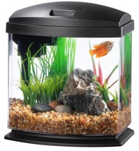Aqueon LED MiniBow 1 SmartClean Aquarium Kit Black - £108.36 GBP