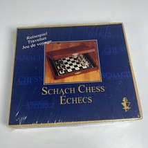Vintage Schach Chess RCR Terry Travel Set In Wooden Box - Brand New - £46.70 GBP