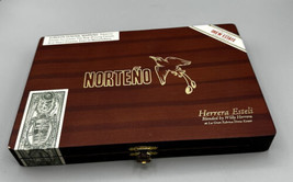 Cigar Box Empty Norteno Drew Estate Cherry Wood Nicaragua - $9.46