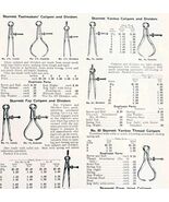 1922 N.T. Bushnell Calipers Dividers Tool Advertisement Catalogue Hardwa... - €21,30 EUR