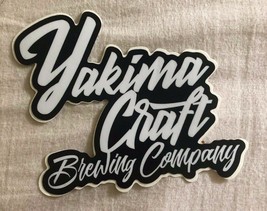 Yakima Craft Brewing Co Sticker Craft Beer Washington Mancave Kegerator - $3.49