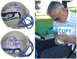 Jim Zorn signed Seattle Seahawks mini football helmet COA proof autographed - £100.78 GBP