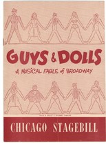 Chicago Stagebill “GUYS &amp; DOLLS” May 18 1947 Shubert Theater - £15.62 GBP