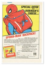 Print Ad Dorman&#39;s Spider-Man Backpack Offer Vintage 1986 Newsprint Adver... - $9.70