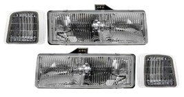 For 1995-2005 Chevrolet Astro Headlight Head Light Lamp Kit Left &amp; Right 4Pc - £69.04 GBP