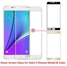 Front Screen Touch Glass Replacement Part for Samsung Galaxy Note 5 5.7&quot; Display - £15.13 GBP