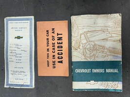 1954 Chevy BelAir Factory Owners Manual Bel-Air 150 210 Warranty Service... - $60.35