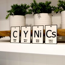 CYNiCs | Periodic Table of Elements Wall, Desk or Shelf Sign - $12.00
